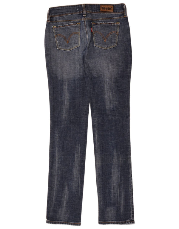 Levi's Womens 571 Slim Jeans W29 L34 Blue Cotton