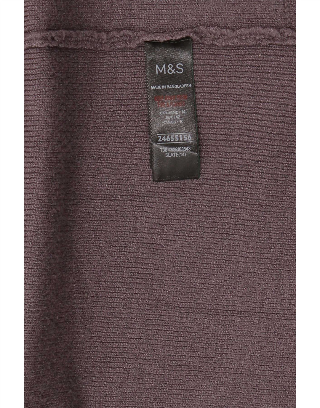 Marks & Spencer Pull cardigan ouvert long pour femme UK 14 Large Gris