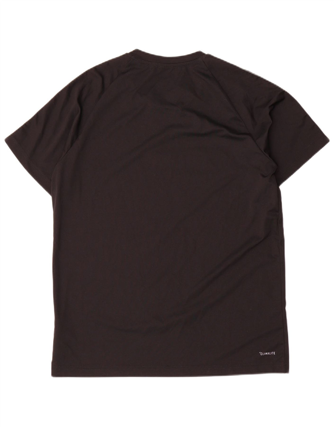 T-shirt Adidas Climalite da uomo, grande, in poliestere nero