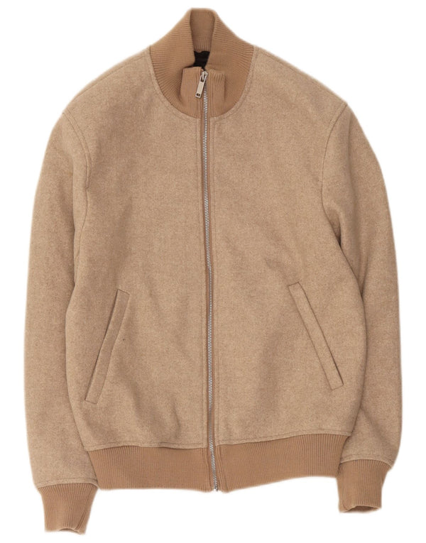 Zara Herren Bomberjacke UK 36 Small Beige
