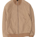 Zara Mens Bomber Jacket UK 36 Small Beige