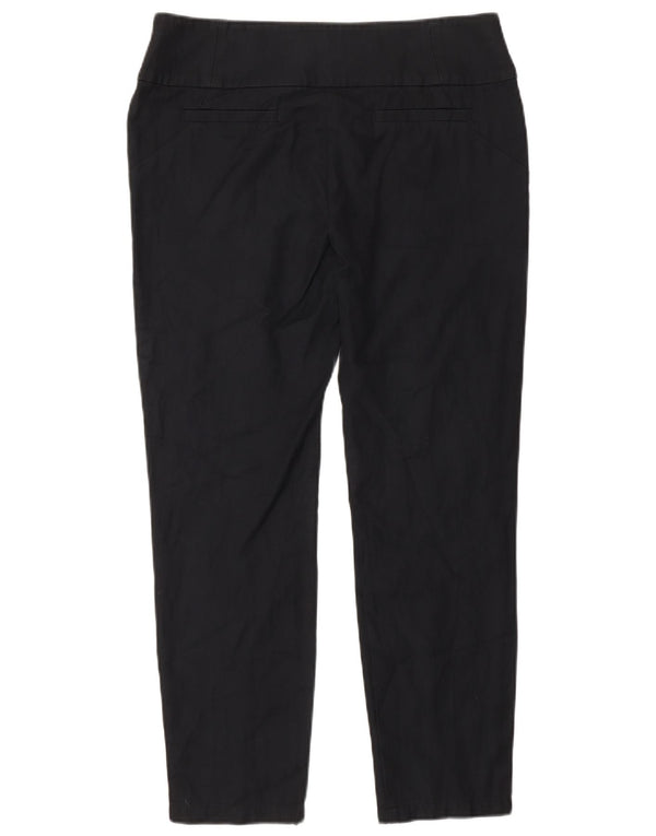 Max & Co. Pantaloni chino skinny pentru femei UK 12 Medium L30 L27 Bumbac negru