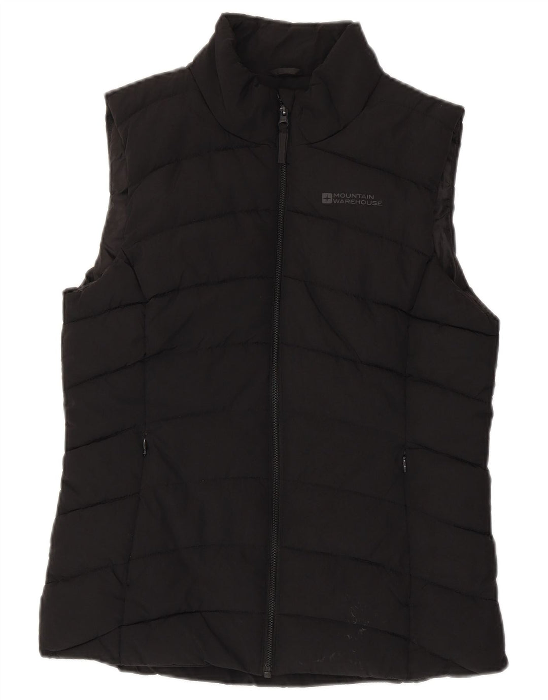 MOUNTAIN WAREHOUSE Womens Padded Gilet UK 12 Medium Black Polyamide