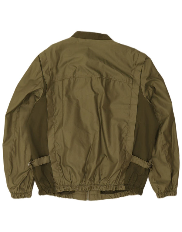 Chaqueta bomber vintage para hombre IT 58 3XL Poliéster verde
