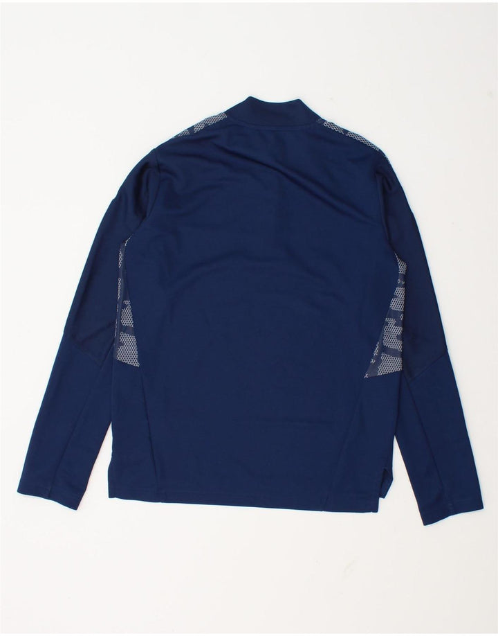 Adidas Boys Graphic Top Long Sleeve 11-12 Years Navy Blue