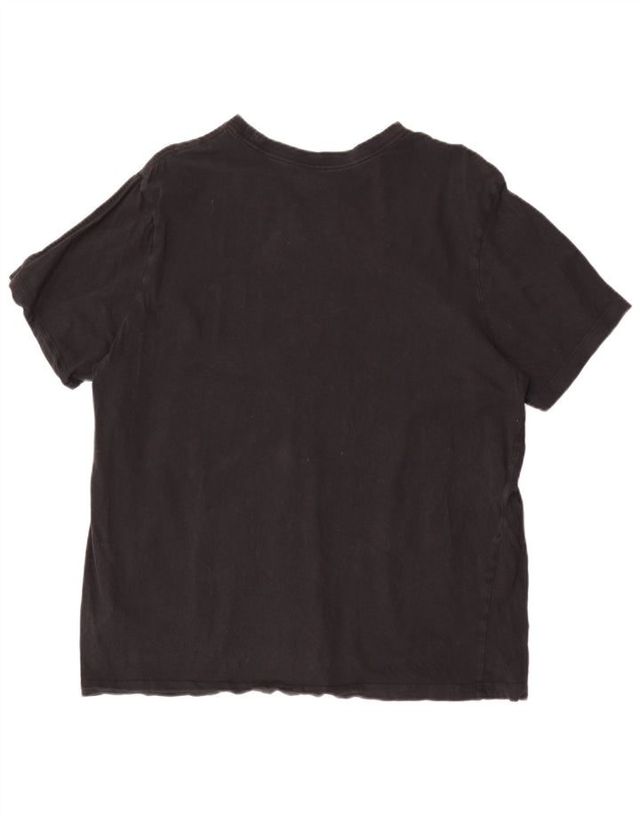Nike Mens T-Shirt Top XL Black Cotton