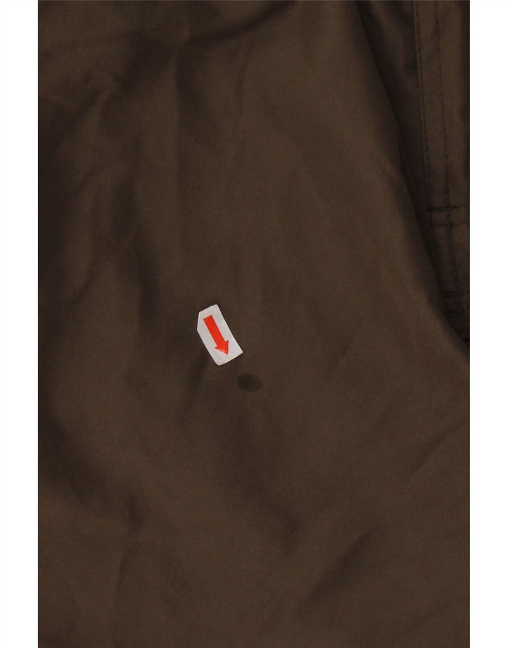 CALVIN KLEIN Grafiske badeshorts til mænd Large Khaki Polyester