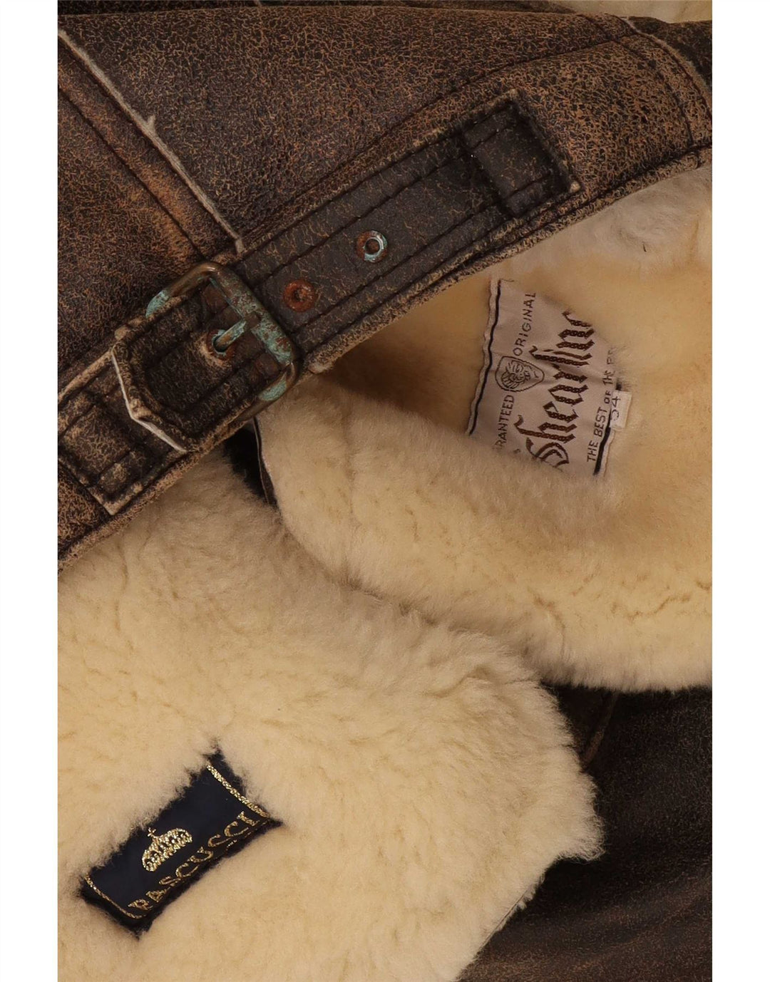 Pascucci Herre Shearling Jacket IT 54 2XL Brun