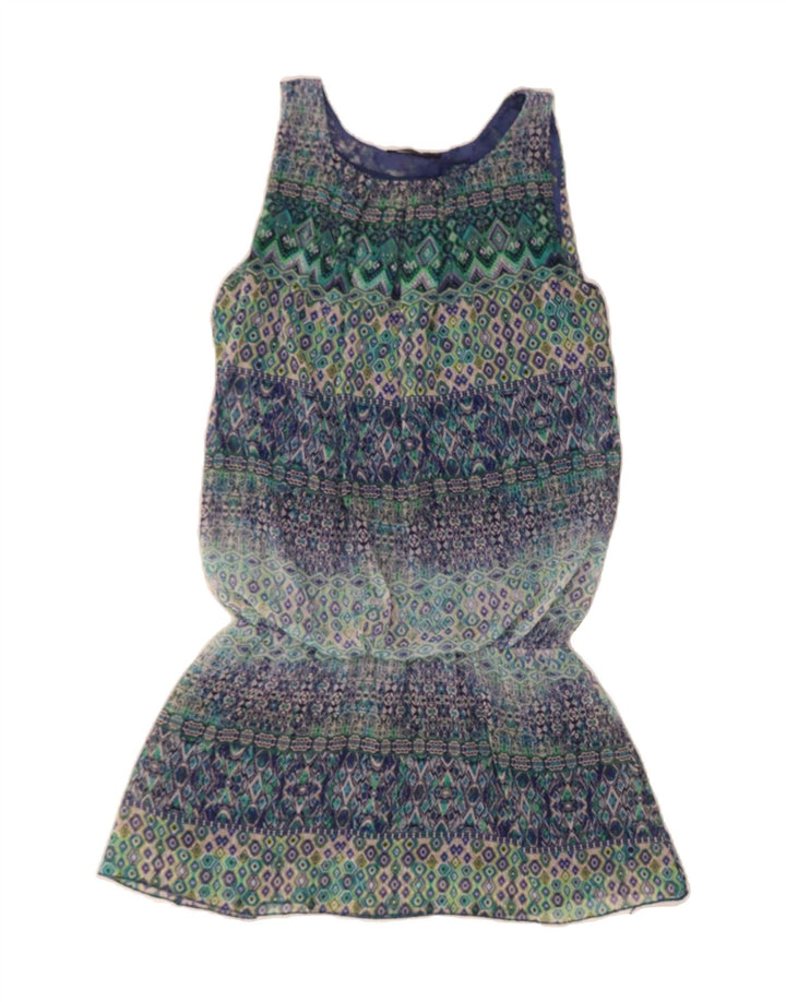NUNA LIE Womens A-Line Dress UK 10 Small Multicoloured Argyle/Diamond Vintage Nuna Lie and Second-Hand Nuna Lie from Messina Hembry 