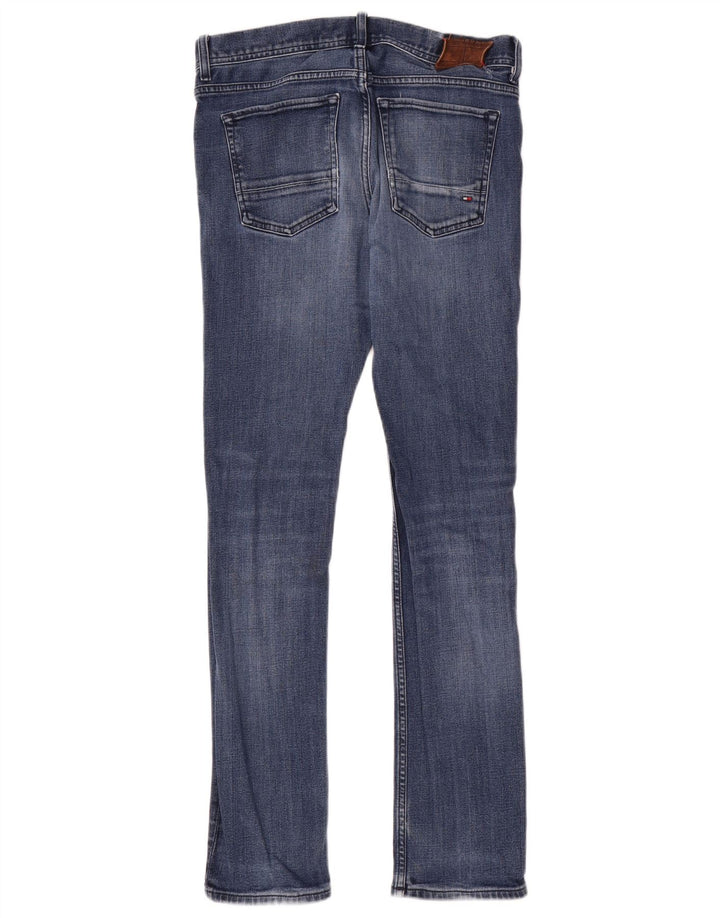 Tommy Hilfiger Womens Bleecker Slim Jeans W30 L32 Blue Cotton