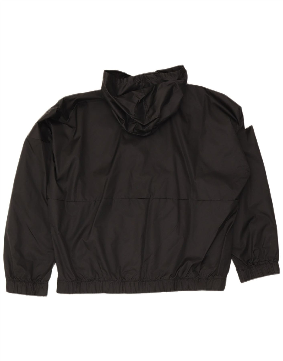 Reebok Womens Oversized Hooded Tracksuit Top Jacket UK 16/18 Large Black