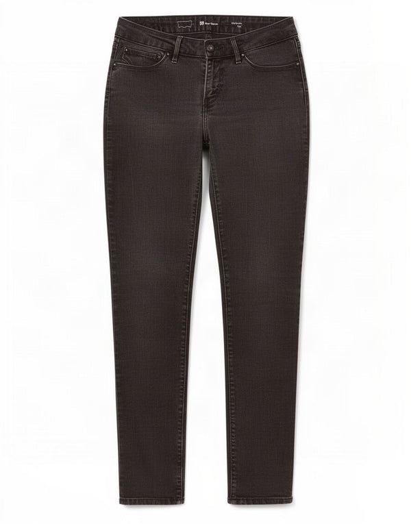 Levi's Vaqueros ajustados de talle medio con curva audaz para mujer W29 L32 Algodón negro