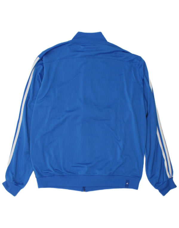 Adidas - Chaqueta de chándal para hombre, talla 48/50, poliéster, color azul
