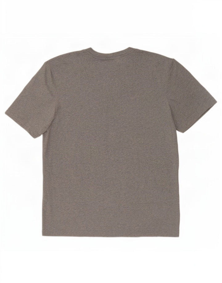 Adidas T-shirt top mellem grå bomuld til mænd