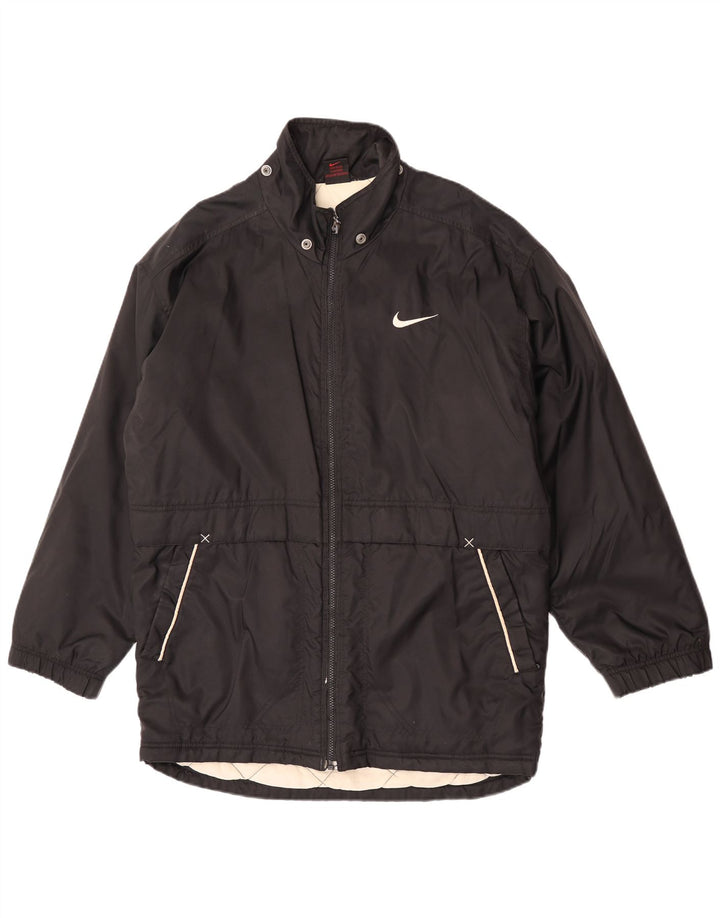Nike Herren Graphic Windbreaker Coat UK 39/41 Medium Schwarz