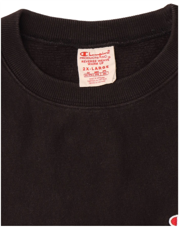 Champion Dame Sweatshirt Jumper UK 20 2XL Sort