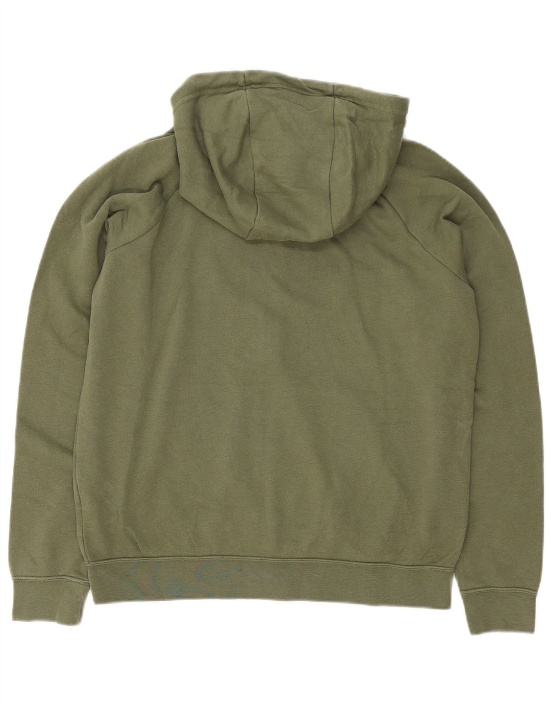 Nike Mens Zip Hoodie Sweater Medium Green Cotton