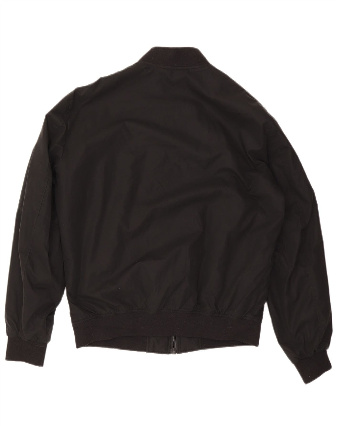 Zara Mens Loose Fit Bomber Jacket UK 36 Petit Noir Polyester