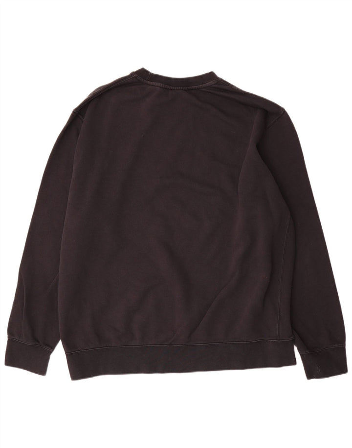 Nike Sweat-shirt pour homme en coton noir 2XL
