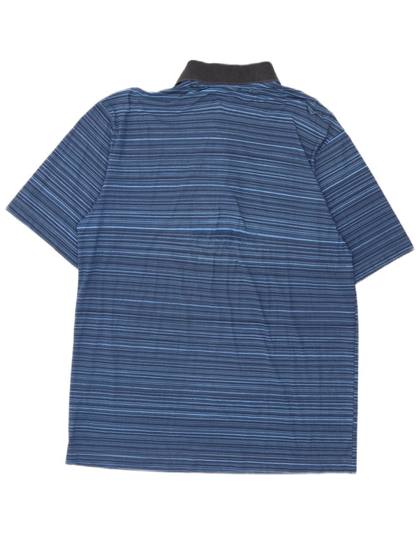Polo Uomo AUSTRALIAN L'ALPINA IT 50 Poliestere Gessato Blu Medio