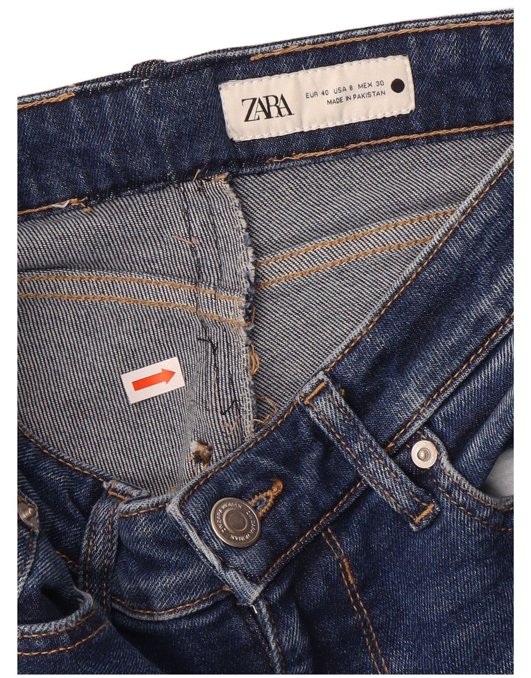 Zara Womens Skinny Jeans EU 40 Medium W30 L28 Blue