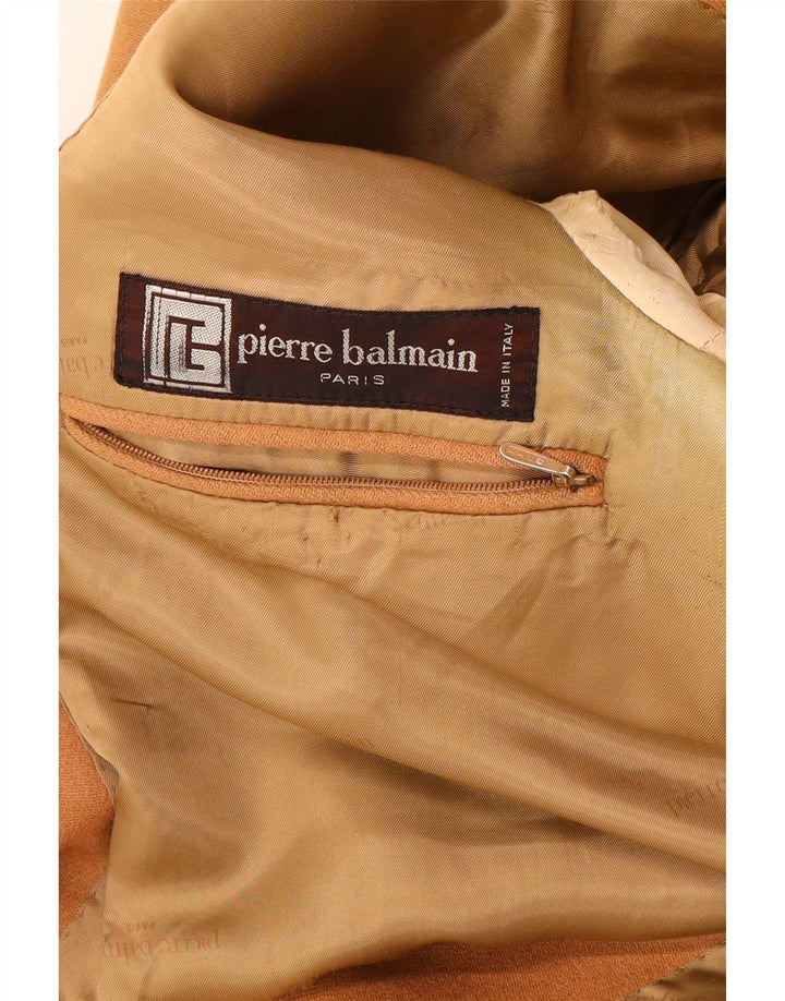 Pierre Balmain Mens 2 Button Blazer Jacket IT 52 XL Brown