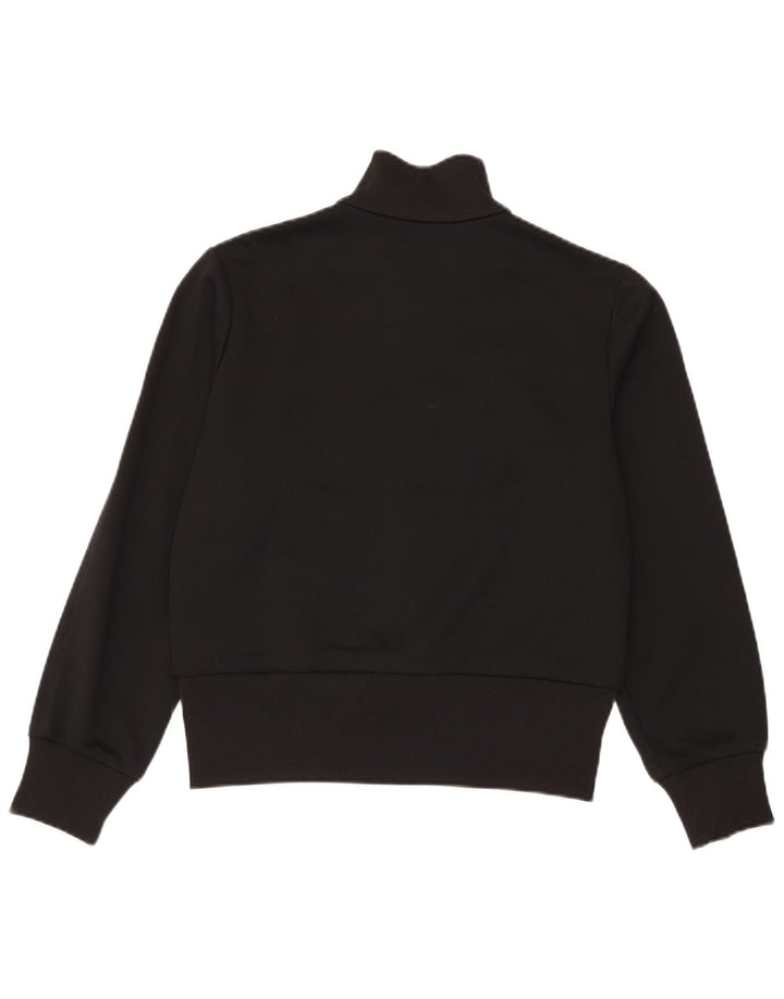 Lotto Womens Tracksuit Top Jacket UK 14 Médio Preto