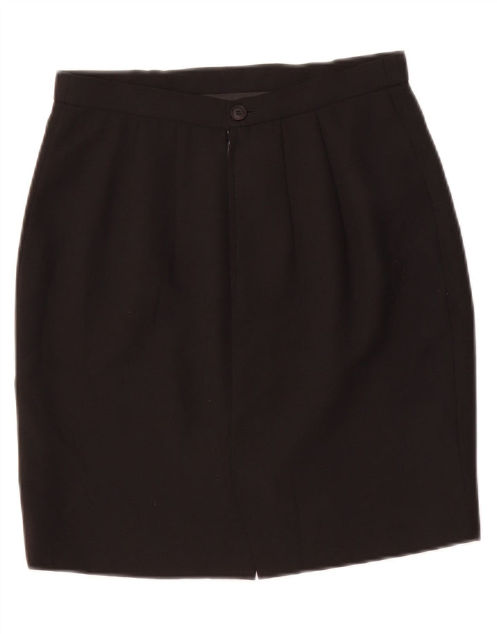 LUISA SPAGNOLI Womens Pencil Skirt IT 42 Medium W28  Black Vintage Luisa Spagnoli and Second-Hand Luisa Spagnoli from Messina Hembry 