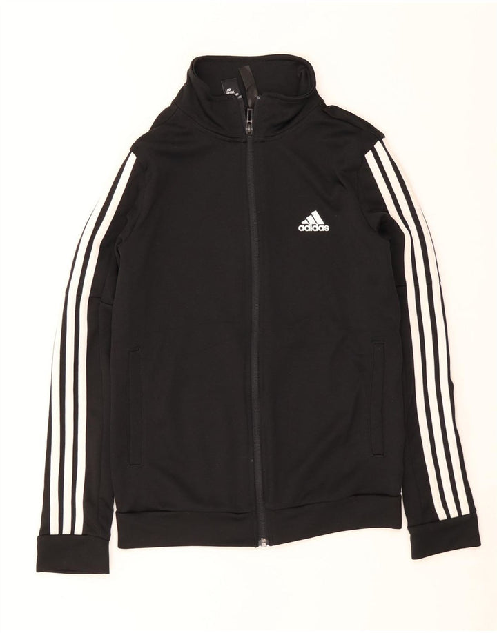 Giacca da tuta da donna Adidas UK 4/6 XS poliestere nero