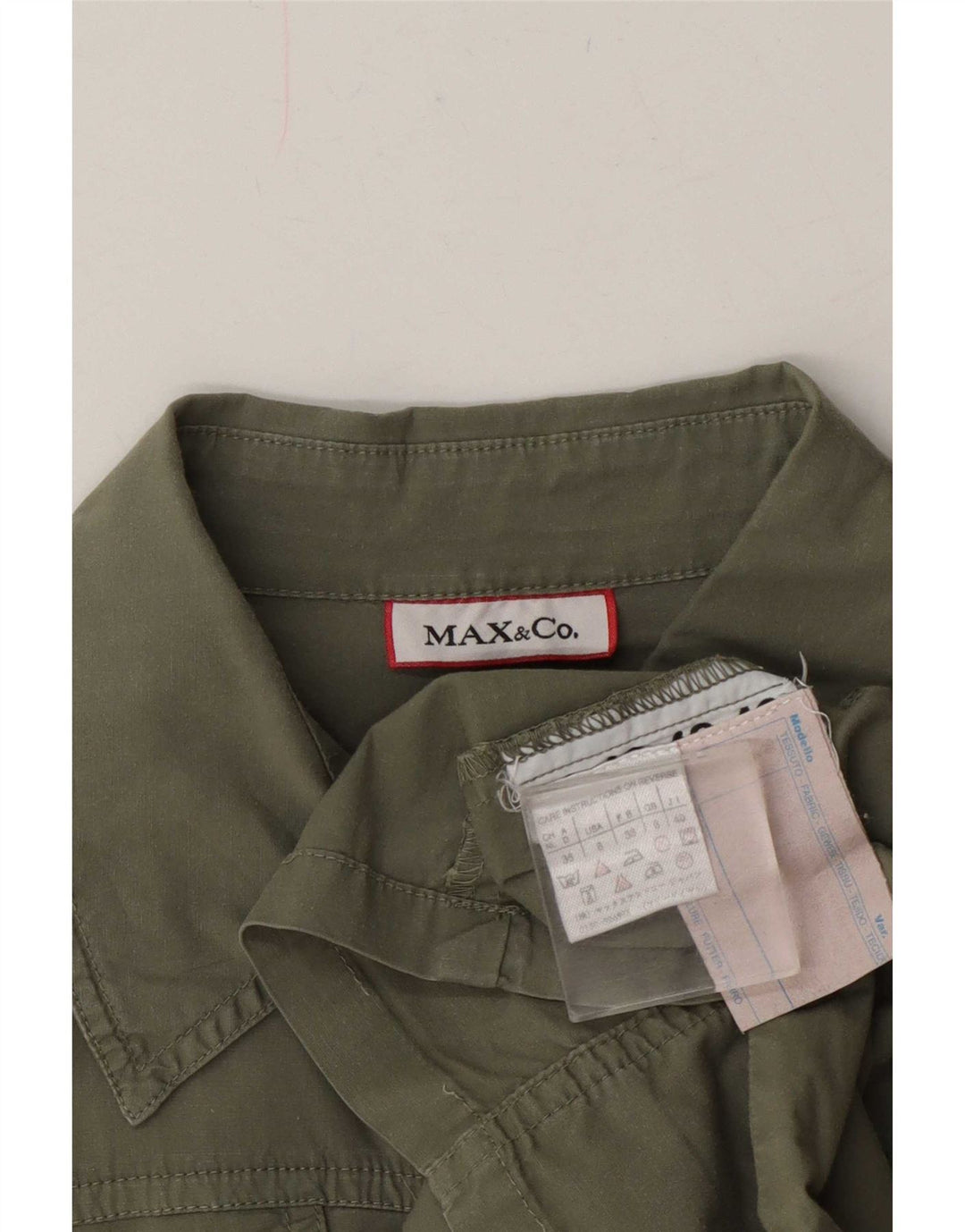 Max & Co. Ženska pulover majica kratkih rukava UK 8 Mala kaki boja