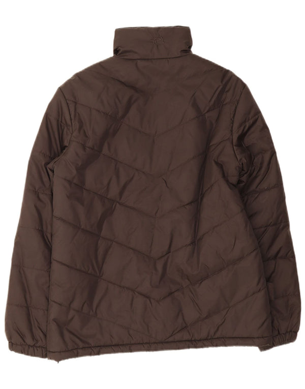Mountain Essentials Damen Übergroße wattierte Jacke UK 10 Small Braun