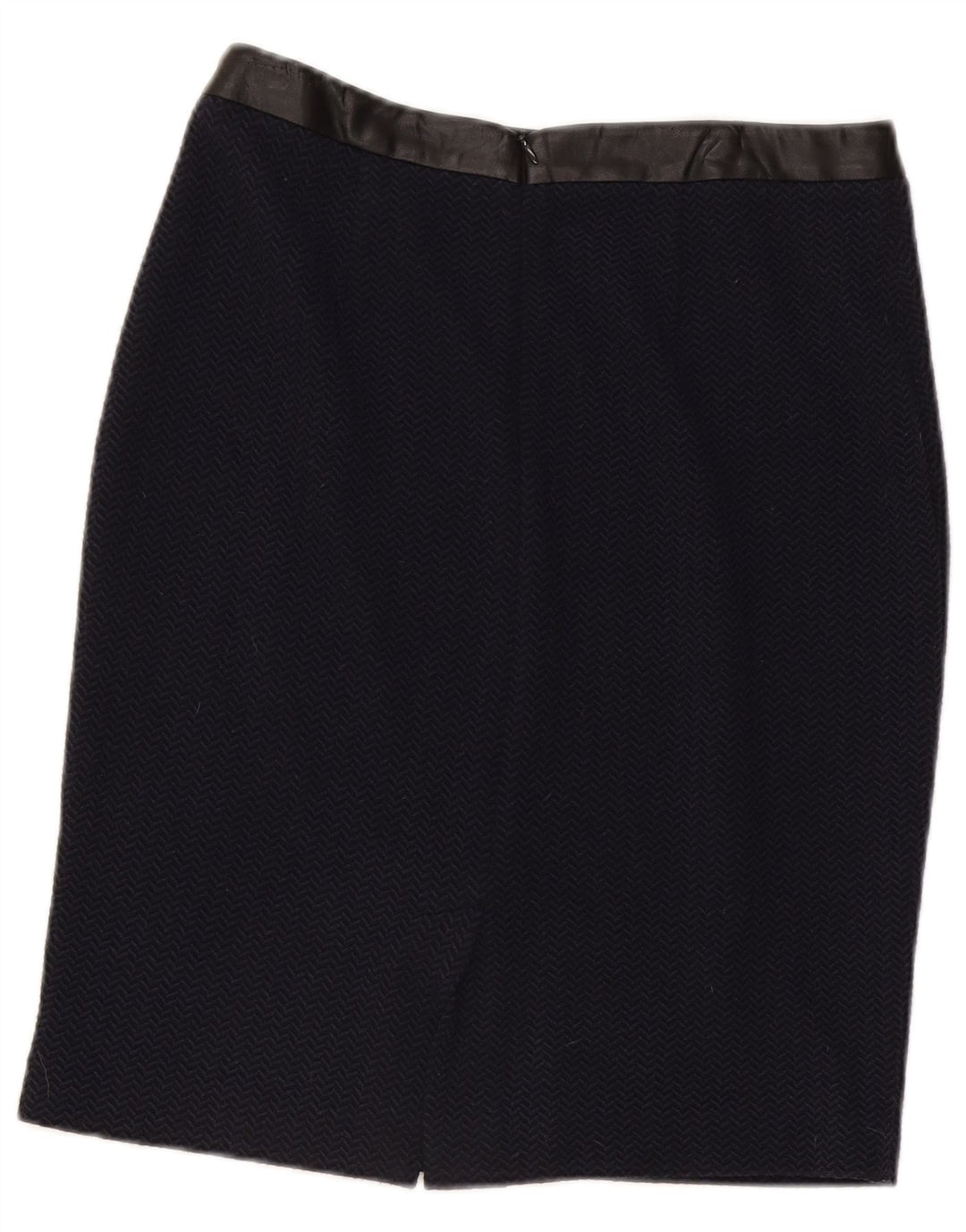 Damska spódnica ołówkowa Trussardi IT 42 Medium W30 Granatowa jodełka
