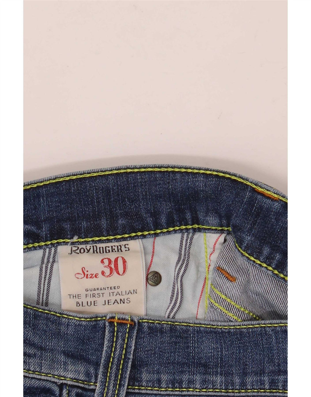 Roy Rogers Womens Slim Jeans W30 L34 Blue Cotton