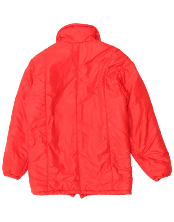 Vintage Womens Windbreaker Jacket IT 42 Medium Red Colourblock Polyamide
