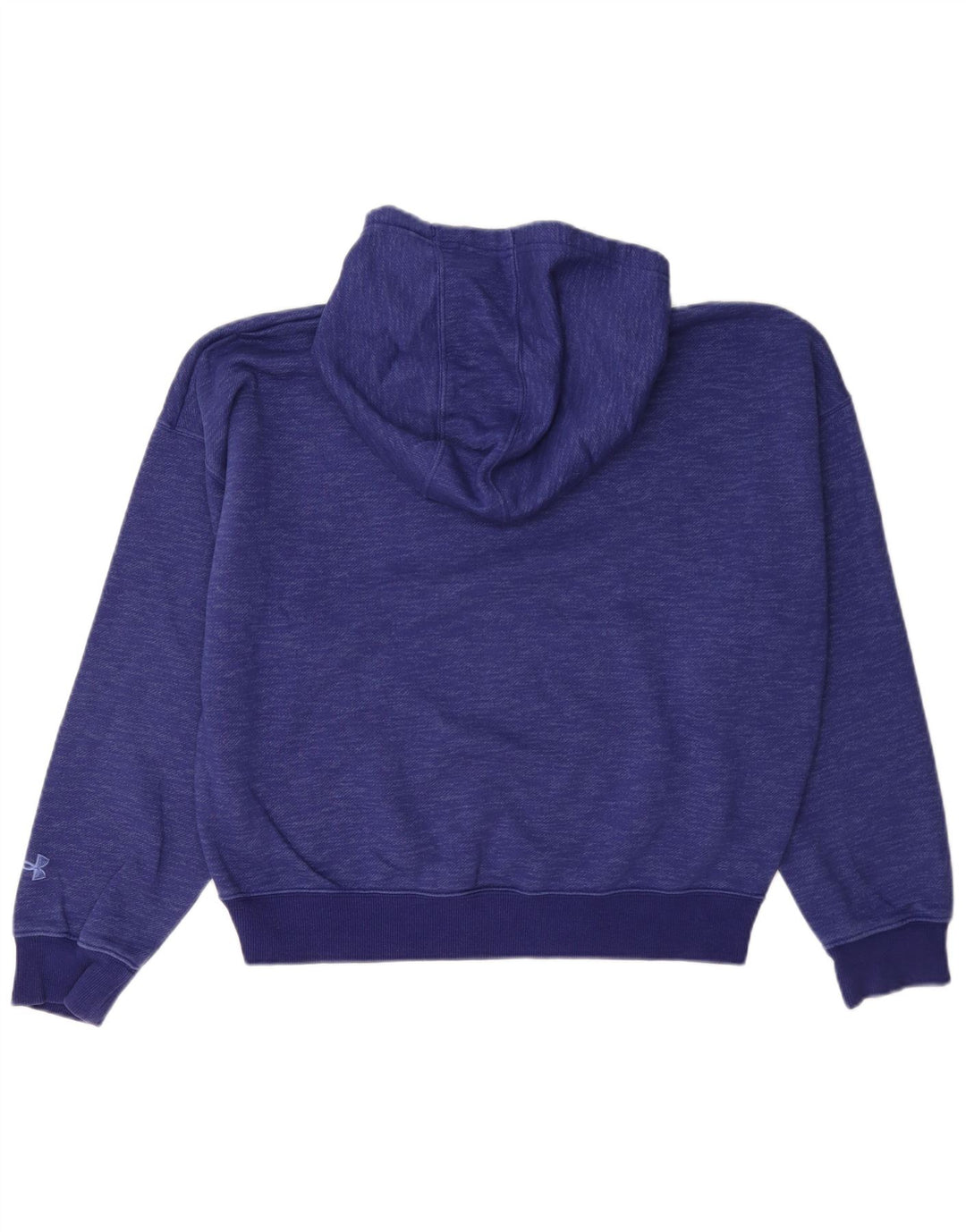Under Armour Womens Graphic Oversized Hoodie Jumper UK 14 Medium Navy Blue