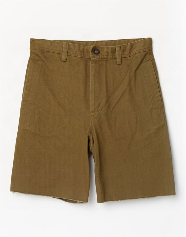 Zara Mens Chino Shorts EU 38 Small W30 Caqui