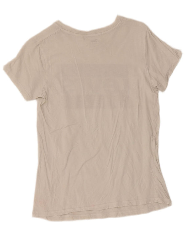 Levi's Womens Graphic T-Shirt Top UK 6 XS White