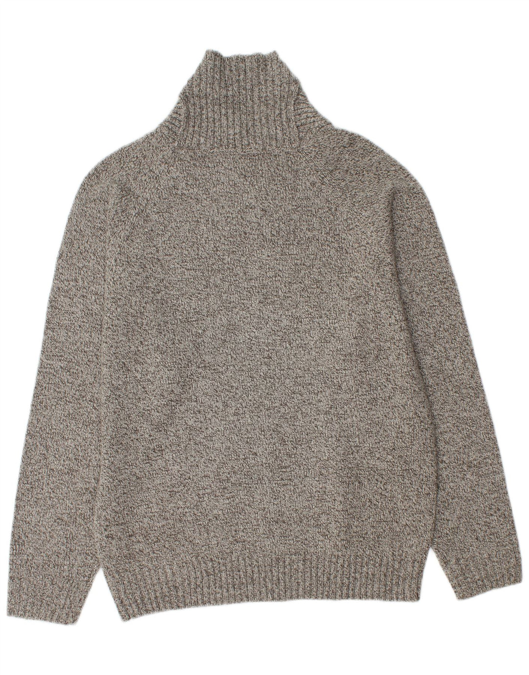 Marks & Spencer Herren-Pullover mit Schalkragen, Mittelgrau meliert