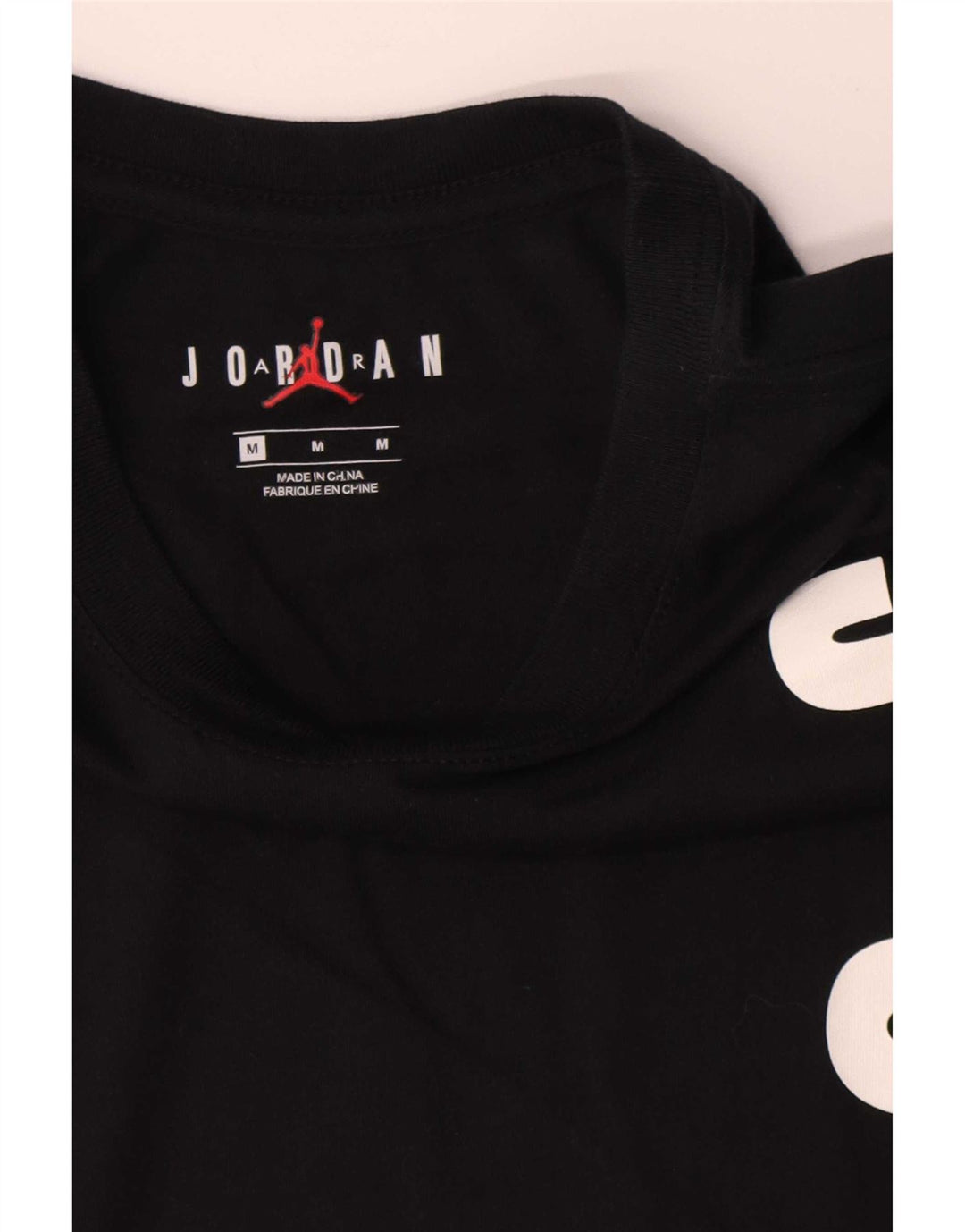 Jordan Mens Graphic T-Shirt Top Medium Navy Blue Cotton