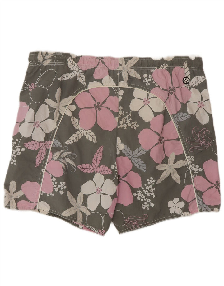 Colmar Mens Swimming Shorts EU 52 Large  Grey Floral Polyester