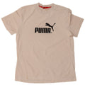 Tricou grafic Puma pentru bărbați Top mare din bumbac alb