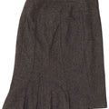 Fusta asimetrică pentru femei Benetton IT 40 Small W30 Grey Herringbone