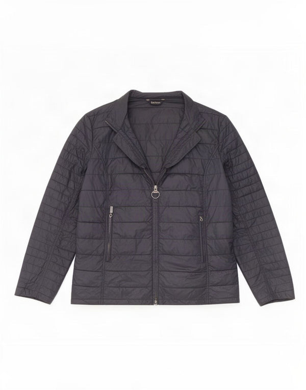 Barbour Dame Polstret Jakke UK 16 Large Navy Blue