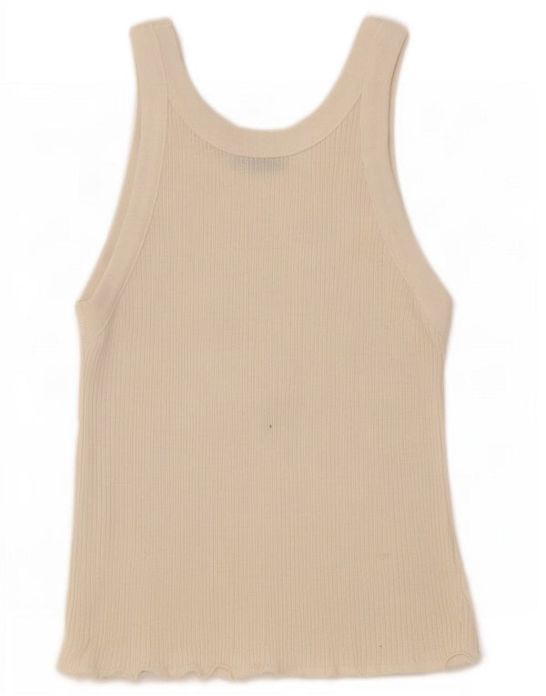 Zara Damevest Top UK 8 Small Beige