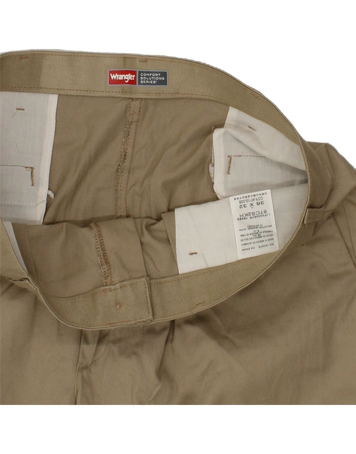 WRANGLER Mens Pegged Chino Trousers W36 L32 Beige Cotton Vintage Wrangler and Second-Hand Wrangler from Messina Hembry 