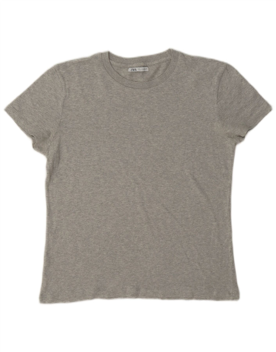 Zara Hombre Camiseta Top Small Gris