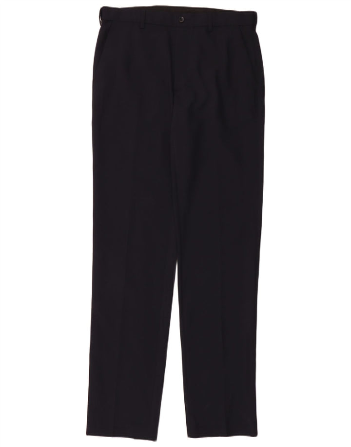 Marks & Spencer Herre Regular Fit Chinobukser W32 L35 Marineblå polyester