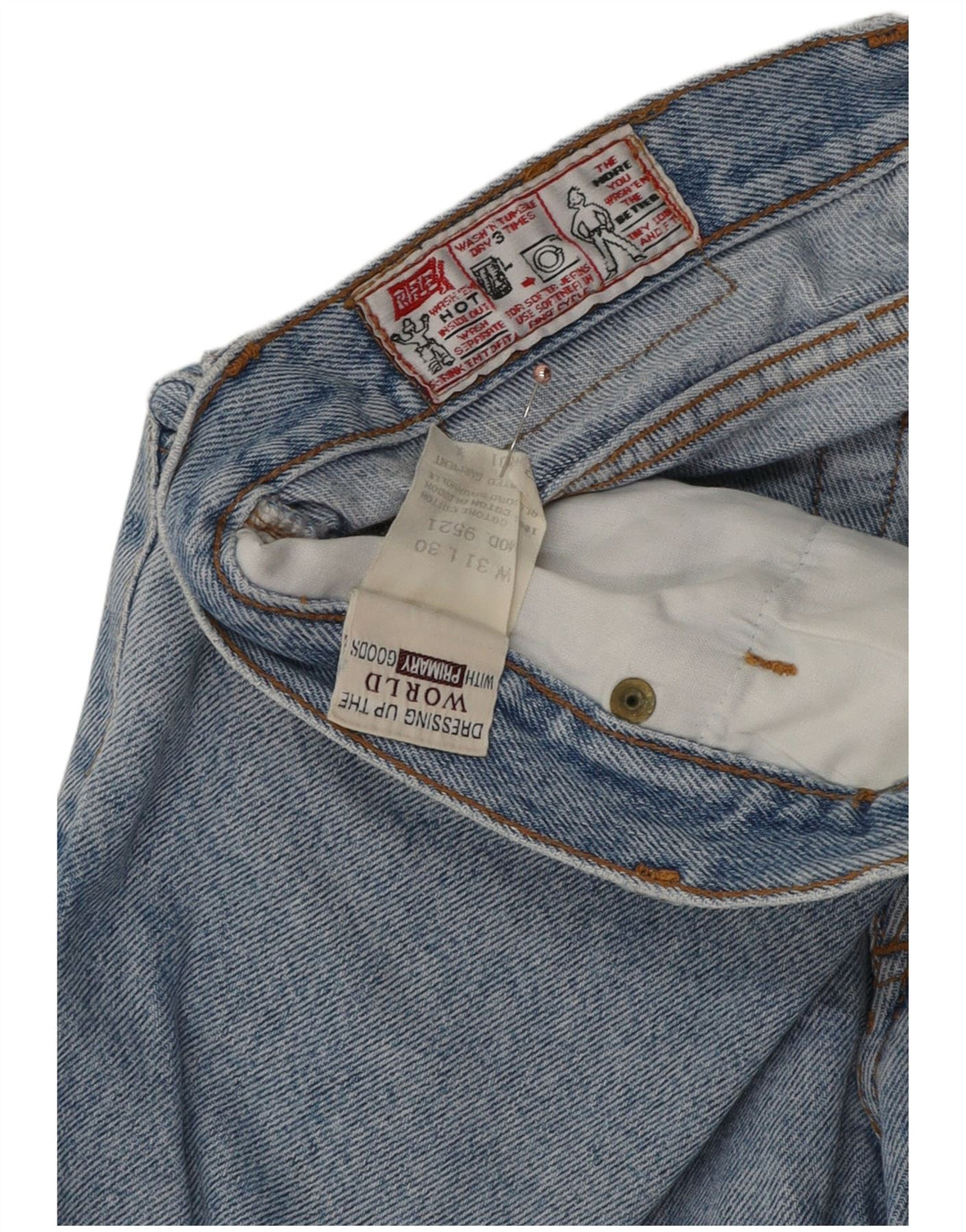 Rifle Womens Tapered Jeans W31 L27 Blue Cotton