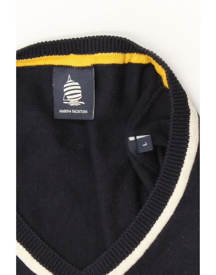 Marina Yachting Herren-Tanktop, groß, Marineblau