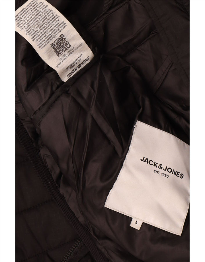 Jack & Jones Polstret herrejakke UK 40 Stor sort polyester
